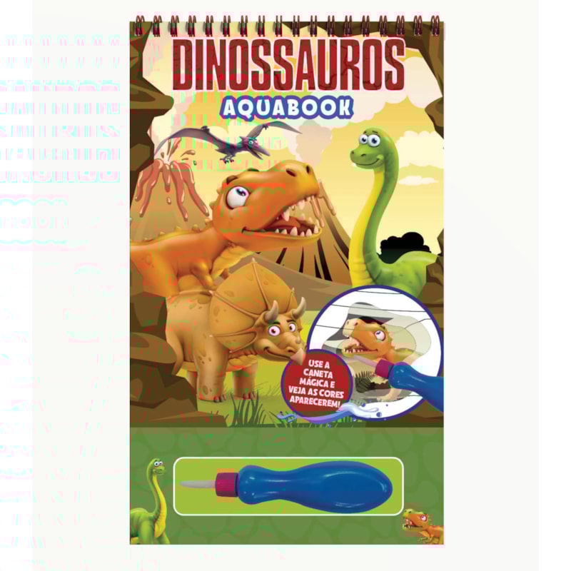 AQUABOOK DIVERSÃO COM DINOSSAUROS