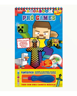 AQUABOOK PRÓ-GAMES MINECRAFT