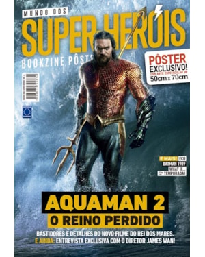 AQUAMAN 2 - SUPERPÔSTER MUNDO DOS SUPER-HERÓIS