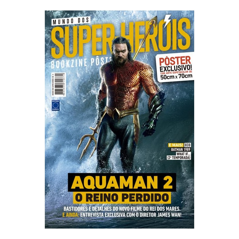 AQUAMAN 2 - SUPERPÔSTER MUNDO DOS SUPER-HERÓIS