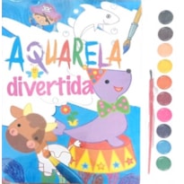 Aquarela divertida - azul