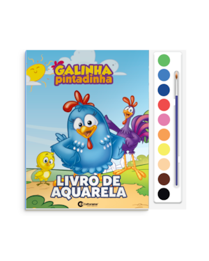 AQUARELA POP - GALINHA PINTADINHA