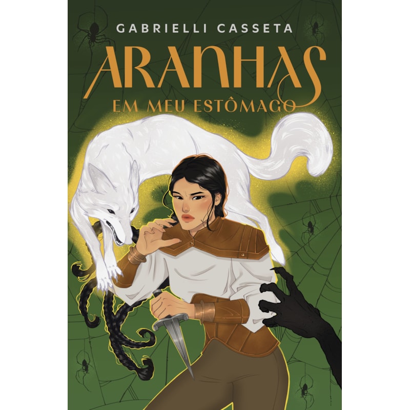 ARANHAS EM MEU ESTÔMAGO - DARK FANTASY COM MARCA-PÁGINA E ILUSTRAÇÕES INTERNAS