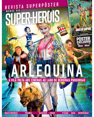 ARLEQUINA - SUPERPÔSTER MUNDO DOS SUPER-HERÓIS