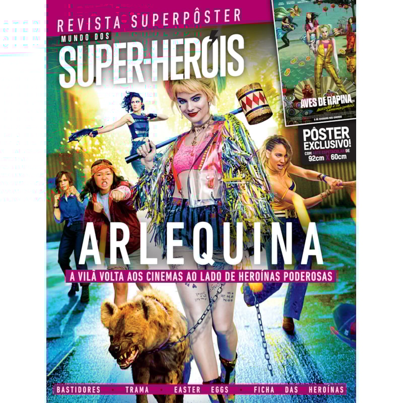 ARLEQUINA - SUPERPÔSTER MUNDO DOS SUPER-HERÓIS