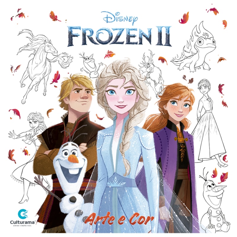 ARTE E COR FROZEN 2