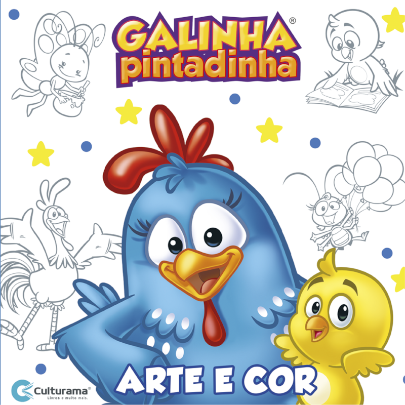 ARTE E COR GALINHA PINTADINHA: LIVRO PARA COLORIR!