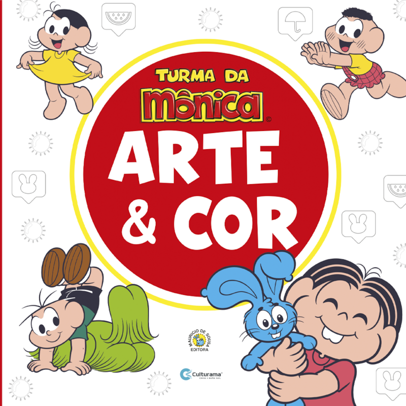 ARTE E COR TURMA DA MÔNICA