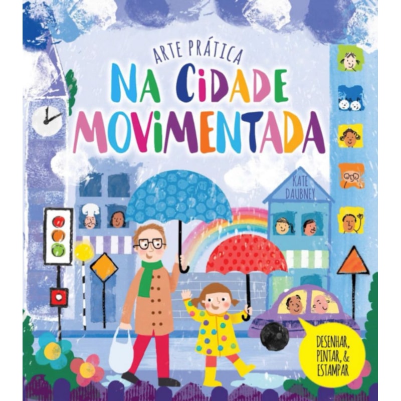 Arte prática - na cidade movimentada formato menor