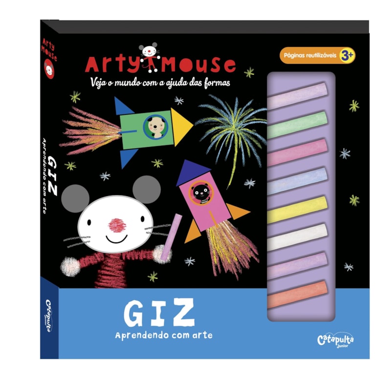Arty mouse: giz - Aprendendo com arte