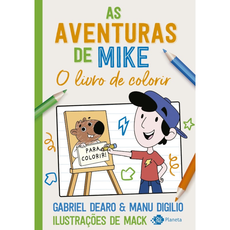AS AVENTURAS DE MIKE - O LIVRO DE COLORIR