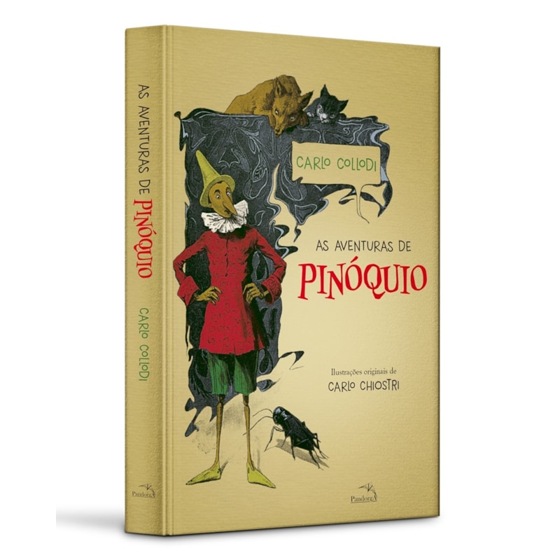 AS AVENTURAS DE PINÓQUIO - CLÁSSICO DA LITERATURA MUNDIAL - EDIÇÃO DE LUXO CAPA DURA