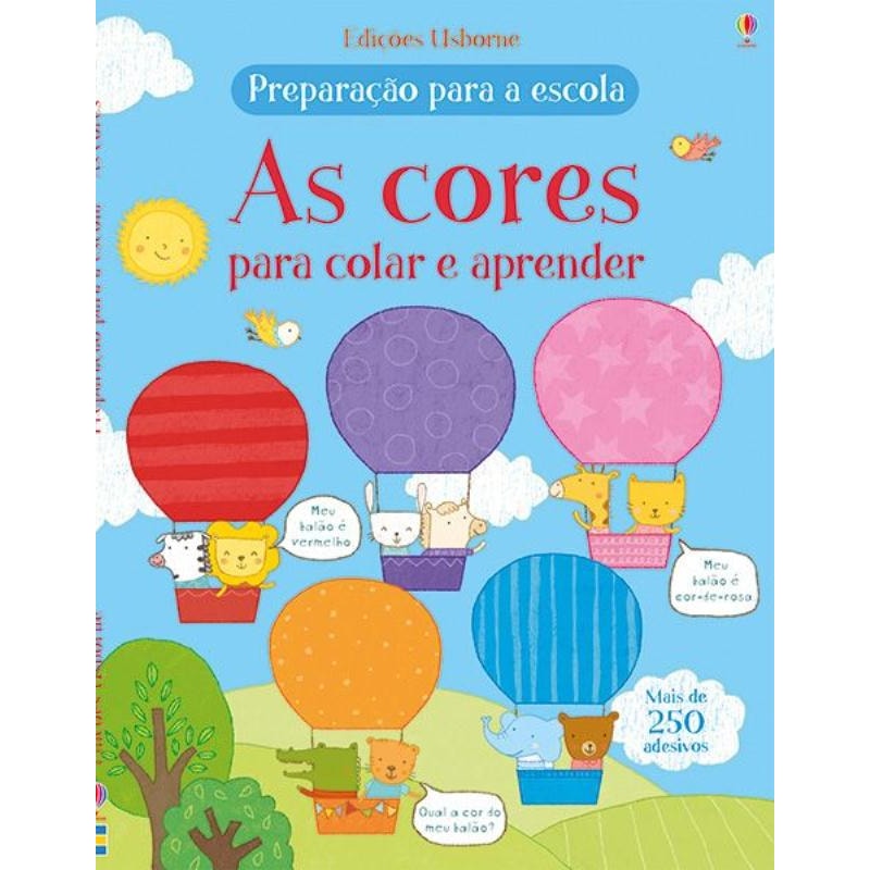 AS CORES PARA COLAR E APRENDER