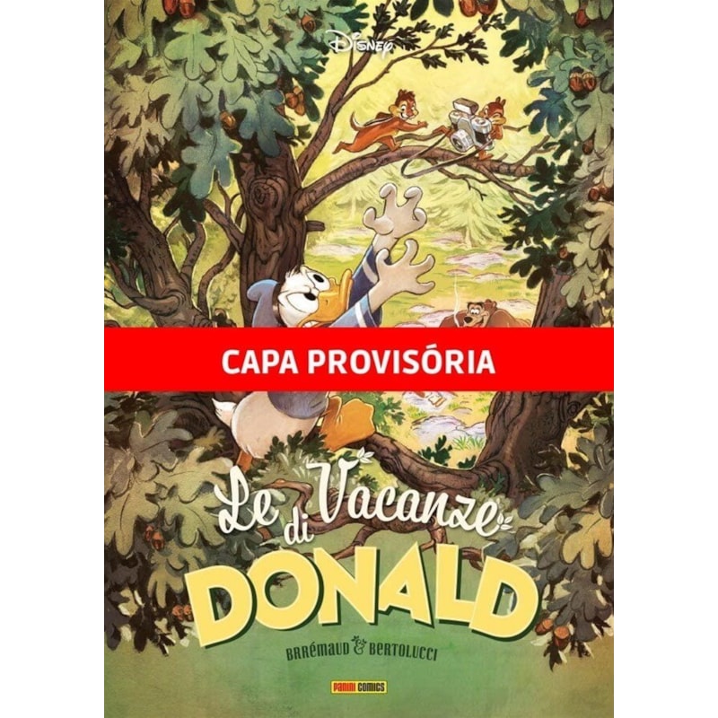 As férias de donald: bd Disney