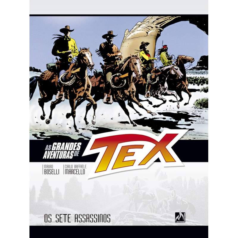 AS GRANDES AVENTURAS DE TEX - VOLUME 6 - OS SETE ASSASSINOS - VOL. 6