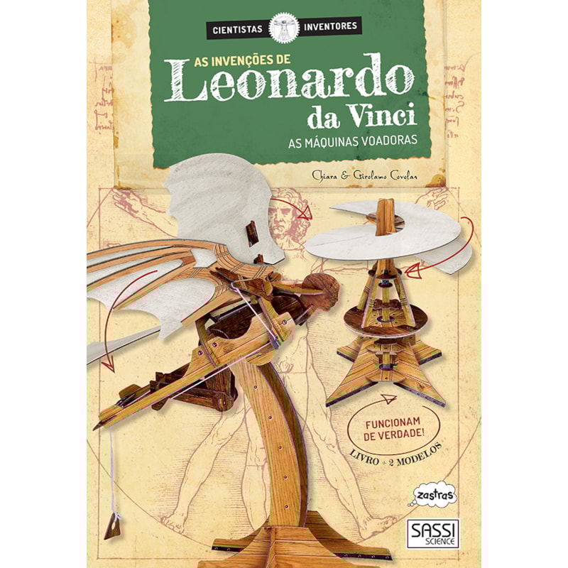 AS INVENÇÕES DE LEONARDO DA VINCI - AS MÁQUINAS VOADORAS: CIENTISTAS INVENTORES