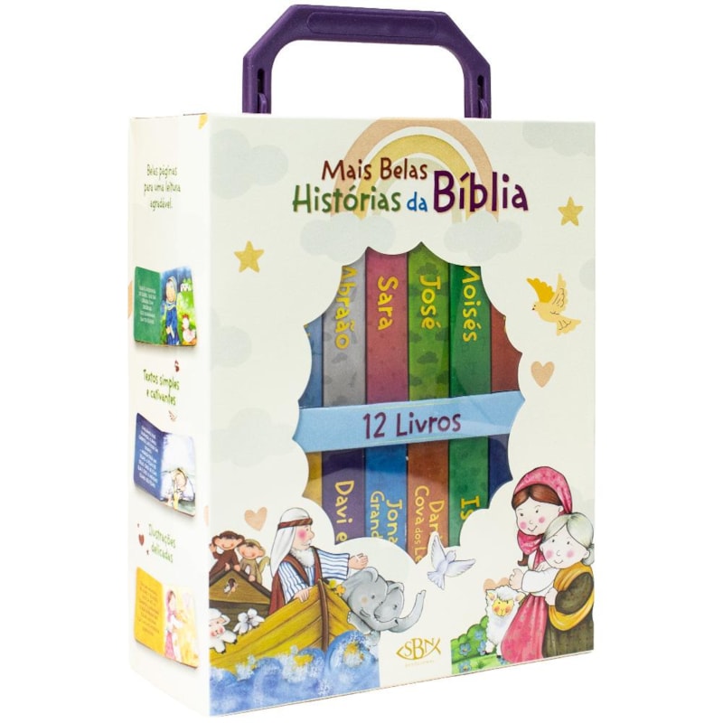 AS MAIS BELAS HISTÓRIAS DA BÍBLIA (MALETINHA COM ALÇA)