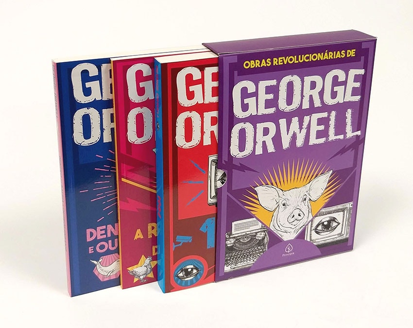 AS OBRAS REVOLUCIONÁRIAS DE GEORGE ORWELL - BOX COM 3 LIVROS