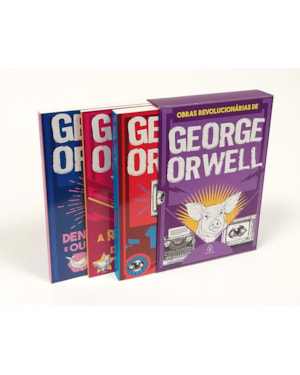 AS OBRAS REVOLUCIONÁRIAS DE GEORGE ORWELL - BOX COM 3 LIVROS