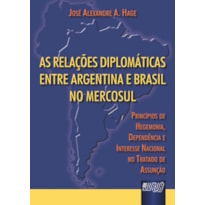 AS RELAÇÕES DIPLOMÁTICAS ENTRE ARGENTINA E BRASIL NO MERCOSUL - PRINCÍPIOS DE HEGEMONIA, DEPENDÊNCIA E INTERESSE NACIONAL NO TRATADO DE ASSUNÇÃO