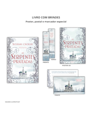 AS SERPENTES PRATEADAS + MARCADOR + POSTAL + PÔSTER: LIVRO 2 DA SÉRIE OS LOBOS DOURADOS