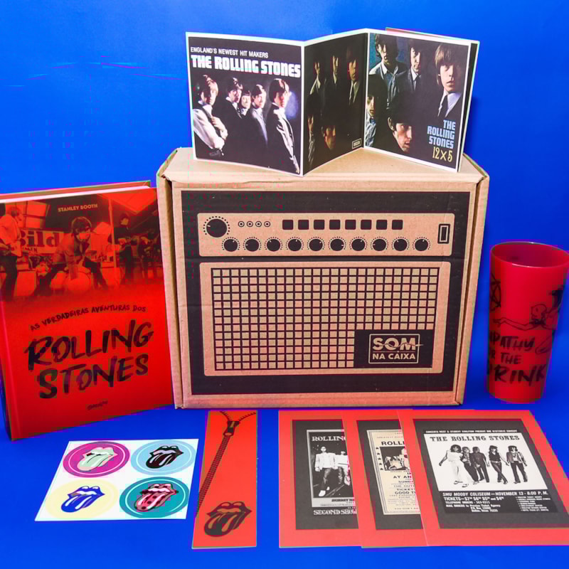 AS VERDADEIRAS AVENTURAS DOS ROLLING STONES (CAIXA DE COLECIONADOR)
