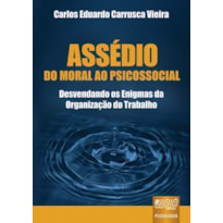 ASSÉDIO - DO MORAL AO PSICOSSOCIAL - DESVENDANDO OS ENIGMAS DA ORGANIZAÇÃO DO TRABALHO