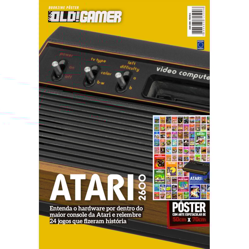 ATARI 2600 - ARTE A - SUPERPÔSTER OLD!GAMER