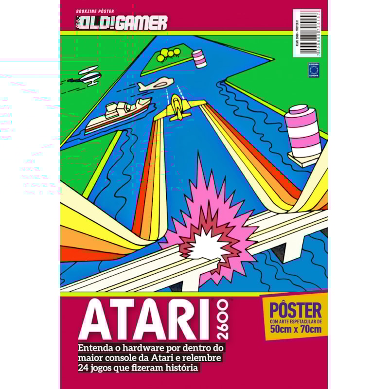 ATARI 2600 - ARTE C - SUPERPÔSTER OLD!GAMER