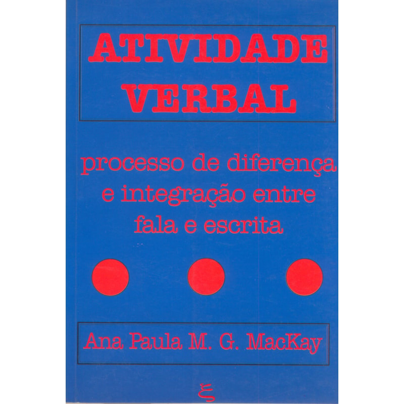 ATIVIDADE VERBAL