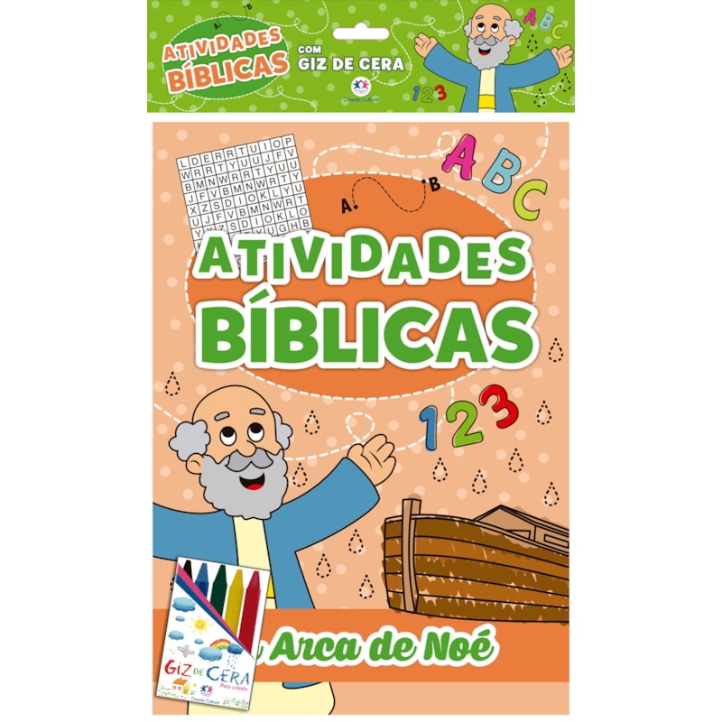 ATIVIDADES BÍBLICAS - COM GIZ DE CERA