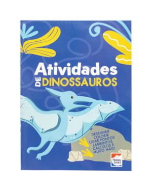 ATIVIDADES DE DINOSSAUROS: VOL.3 (AZUL)