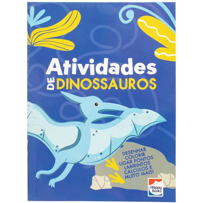 ATIVIDADES DE DINOSSAUROS: VOL.3 (AZUL)