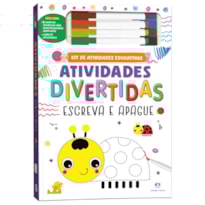 ATIVIDADES DIVERTIDAS - KIT ESCREVA E APAGUE