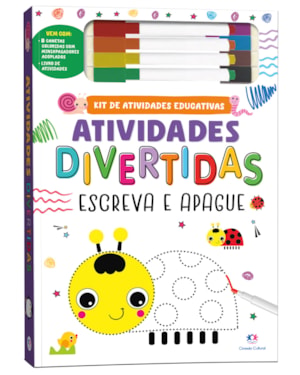 Atividades divertidas - Kit escreva e apague
