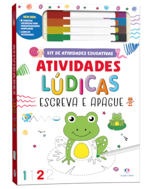 Atividades lúdicas - Kit escreva e apague