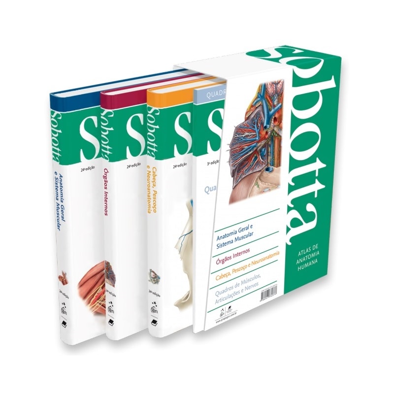 ATLAS DE ANATOMIA HUMANA - 3 VOLUMES
