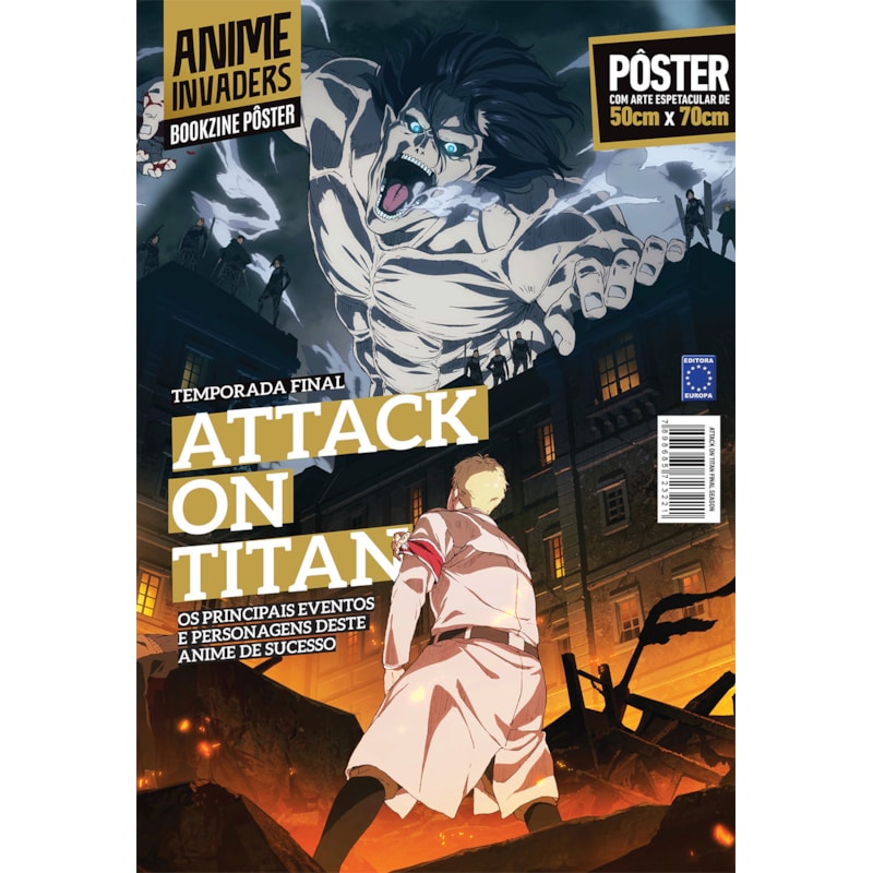 ATTACK ON TITAN - SUPERPÔSTER ANIME INVADERS