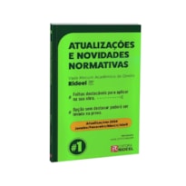 ATUALIZAÇÕES E NOVIDADES NORMATIVAS #1 VADE MECUM ACADÊMICO DE DIREITO RIDEEL 38ED.