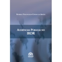 Audiências públicas no IRDR