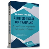 AUDITOR-FISCAL DO TRABALHO - COMENTÁRIOS AO REGULAMENTO DE INSPEÇÃO DO TRABALHO