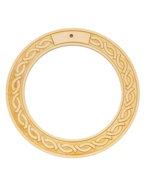 AURÉOLA 5CM DE DIAMETRO DOURADO