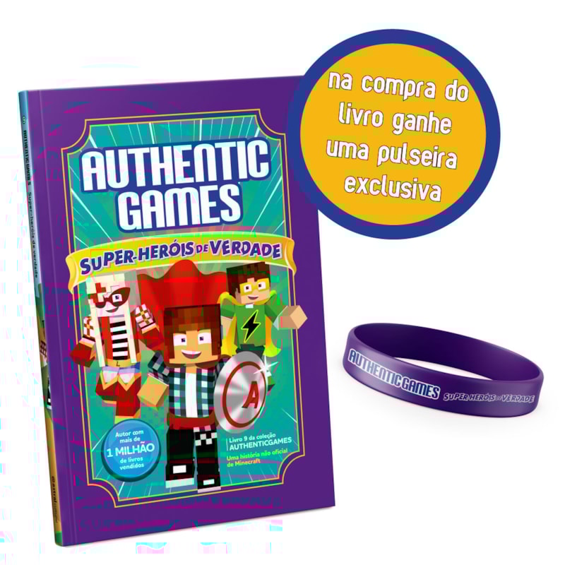 AUTHENTICGAMES: SUPER-HERÓIS DE VERDADE VOL 9 + BRINDE: COLEÇÃO AUTHENTICGAMES