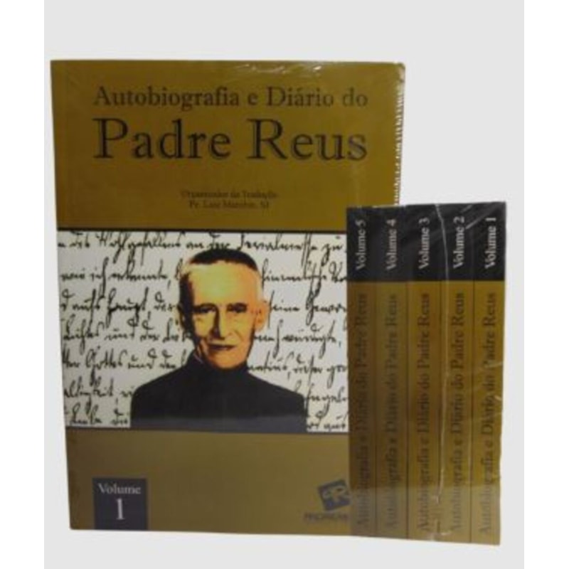 AUTOBIOGRAFIA E DIÁRIO PADRE REUS - 5 VOLUMES