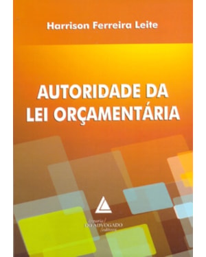 AUTORIDADE DA LEI ORÇAMENTÁRIA