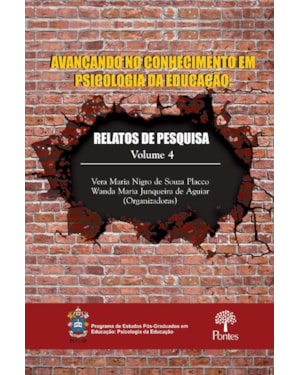 AVANÇANDO NO CONHECIMENTO EM PSICOLOGIA DA EDUCAÇÃO