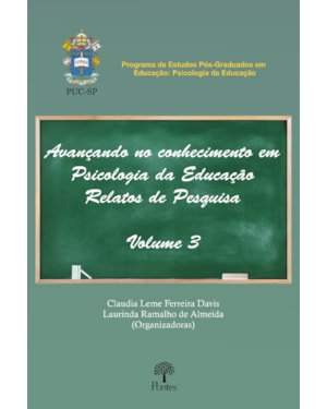 AVANÇANDO NO CONHECIMENTO EM PSICOLOGIA DA EDUCAÇÃO RELATOS DE PESQUISA 3