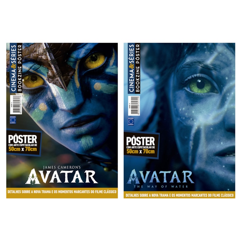 AVATAR - COLEÇÃO 2 PÔSTERS - SUPERPÔSTER CINEMA E SÉRIES