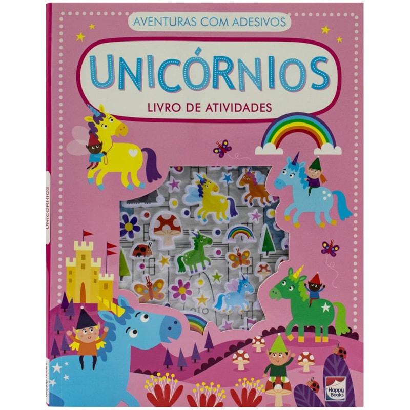 AVENTURAS COM ADESIVOS - LIVRO DE ATIVIDADES: UNICÓRNIOS