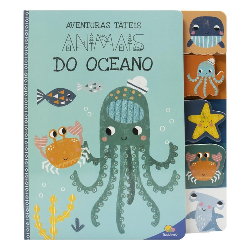 Aventuras Táteis: Animais do Oceano